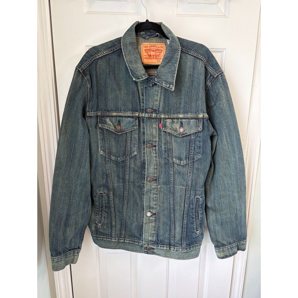 Levi's Men's Denim Trucker Jacket Size XXL Fall Winter Coat